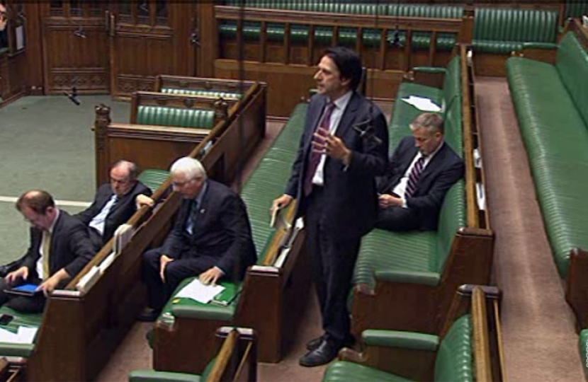 speaking in parliament