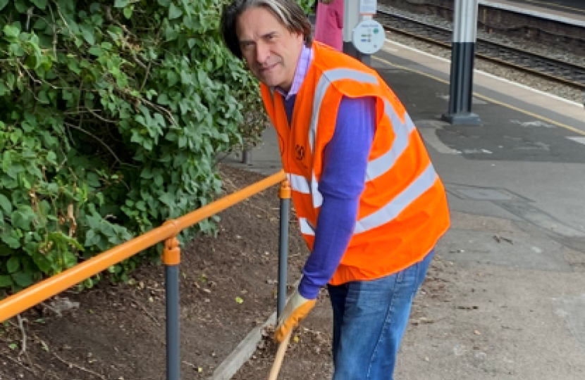 James cleans up Rowley Regis Station