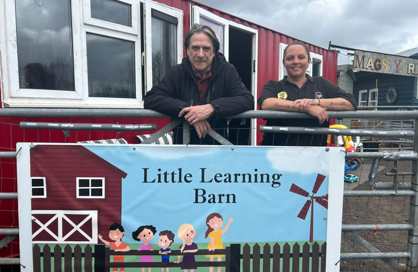 James at the Little Learning Barn