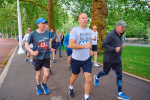 James running in the NHS75 Parkrun
